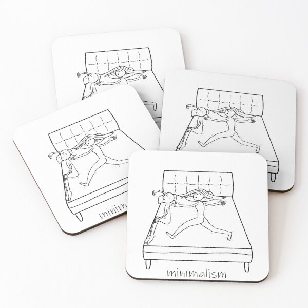 Item preview, minimalism, sleep (black) designed and sold by orangejuice10.