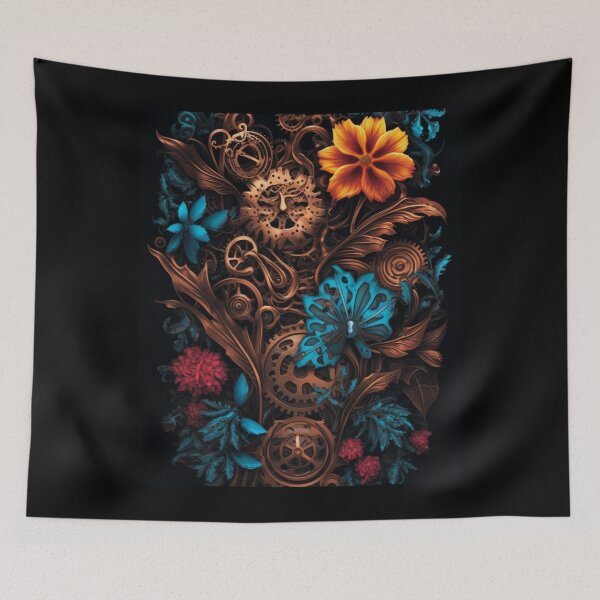 Item preview, Gears of Growth: Mechanical Plant Life T-Shirt designed and sold by JLCableStudio.