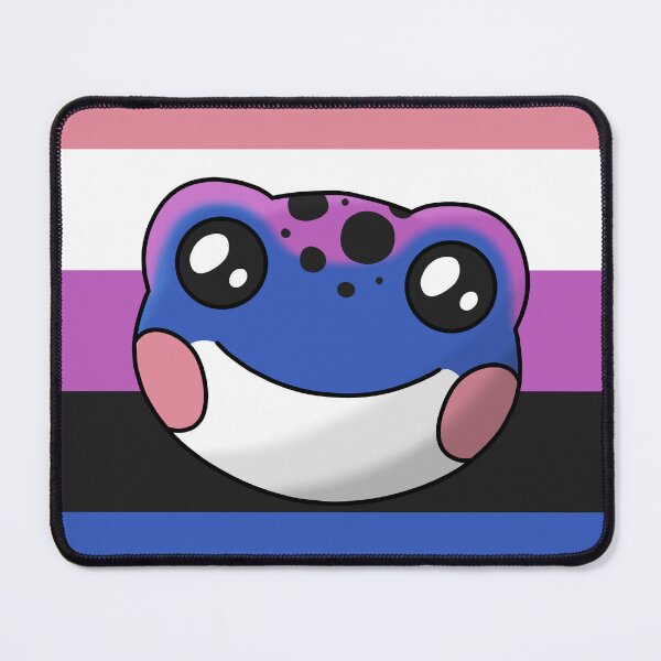Item preview, Genderfluid Pride Flag Frog designed and sold by JuiceBoxFrogs.