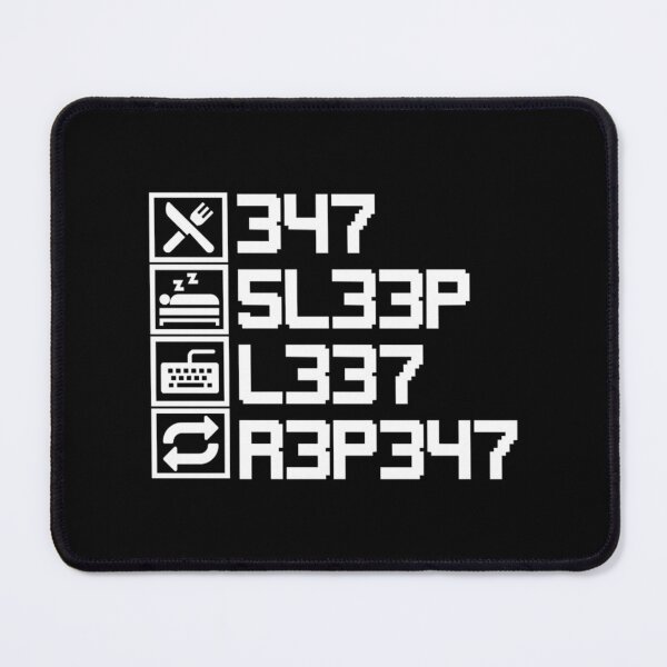 Item preview, Eat Sleep Leet Repeat Leetcode 1337 L33T Gift   designed and sold by Keycapkk.