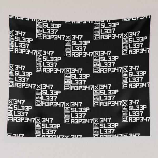 Item preview, Eat Sleep Leet Repeat Leetcode 1337 L33T Gift   designed and sold by Keycapkk.