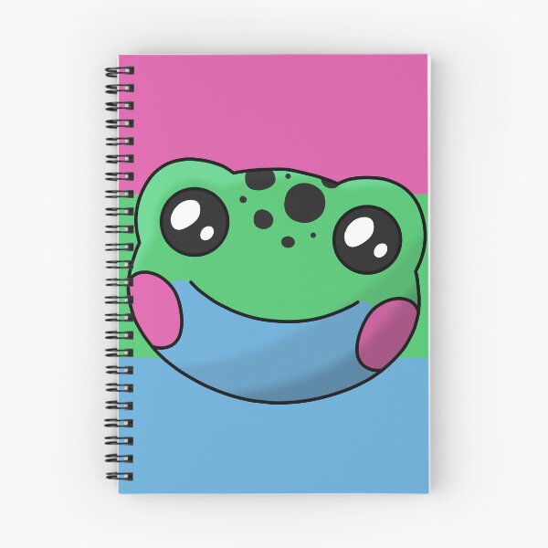Item preview, Polysexual Pride Flag Frog designed and sold by JuiceBoxFrogs.