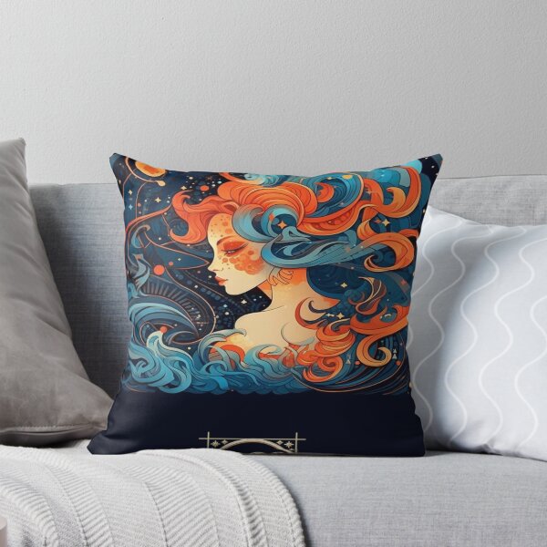 Item preview, "Aquarius" Cosmic Connections: Collection of Zodiac Sign Illustrations for Astrology Lovers designed and sold by Arteola Studio.