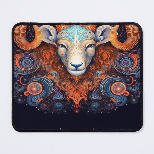 Item preview, "Aries" Cosmic Connections: Collection of Zodiac Sign Illustrations for Astrology Lovers designed and sold by Arteola Studio.