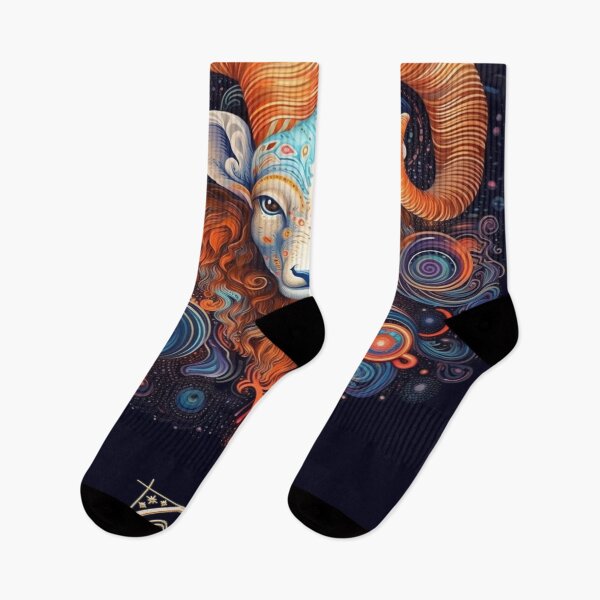 Item preview, "Aries" Cosmic Connections: Collection of Zodiac Sign Illustrations for Astrology Lovers designed and sold by Arteola Studio.