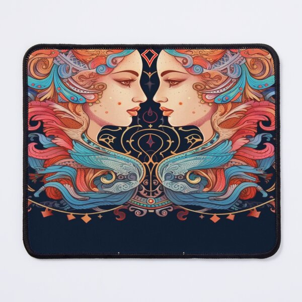 Item preview, "Gemini" Cosmic Connections: Collection of Zodiac Sign Illustrations for Astrology Lovers designed and sold by Arteola Studio.