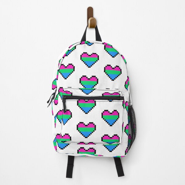 Item preview, Heart flag from Polysexual community pixel art white background designed and sold by Axel-Speed.
