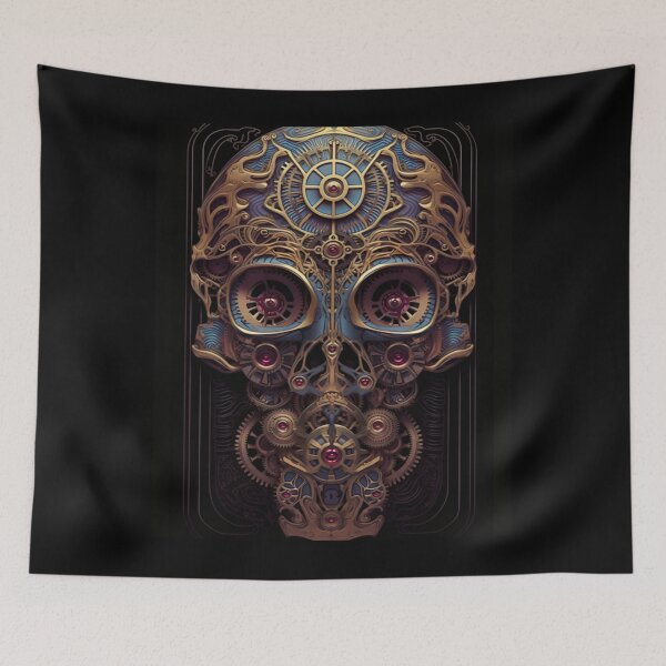 Item preview, Cerebral Circuitry: Biomechanical Brain T-Shirt designed and sold by JLCableStudio.