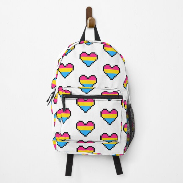 Item preview, Heart flag from Pansexual community pixel art white background designed and sold by Axel-Speed.