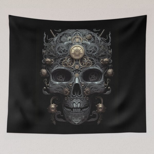 Item preview, Cerebral Circuitry: Biomechanical Brain T-Shirt designed and sold by JLCableStudio.