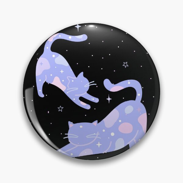 Item preview, Space Cats Pastel Colors Illustration designed and sold by FlamingoVisual.