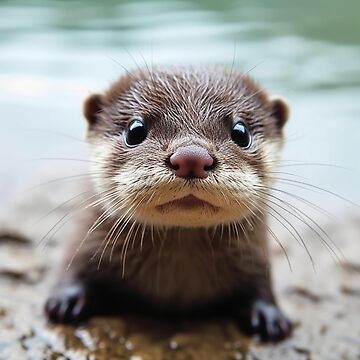 Vorschaubild zum Design Süßer Otter - Süße Tierbabys von baby-animal-art