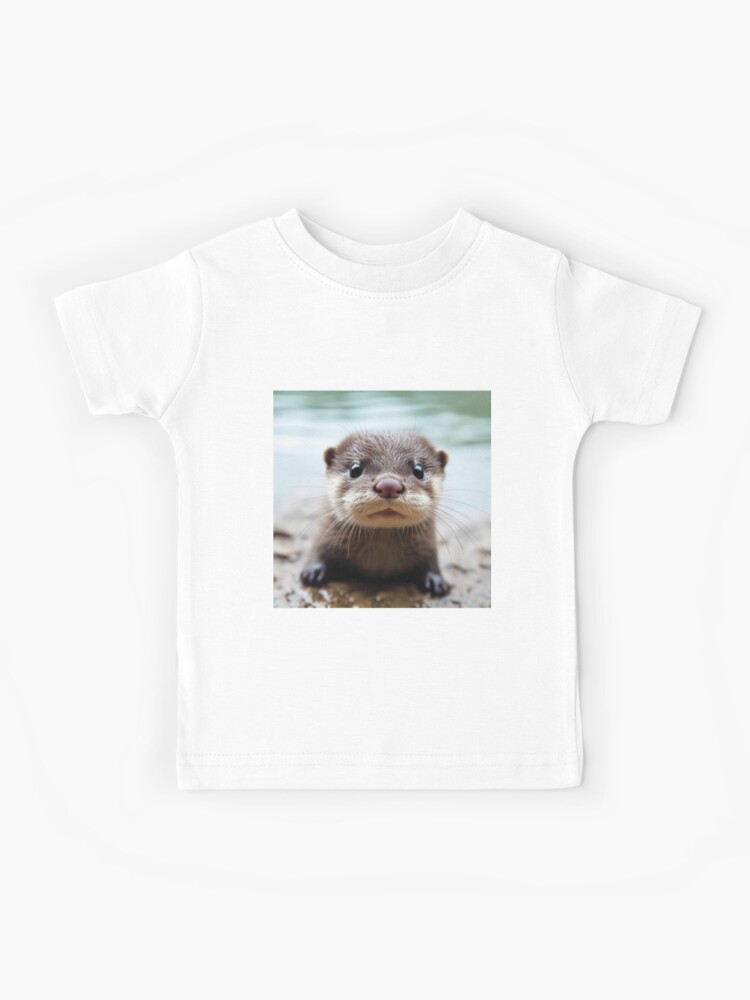 Sea Otter Pocket T-Shirt | Funny Cute Peeking Otter Tee Sea Otter Pocket T-Shirt | Funny Cute Peeking Otter Tee