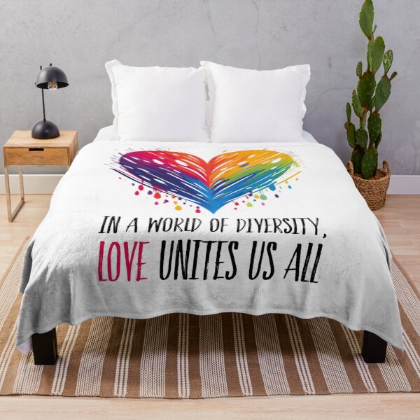Item preview, In a World of Diversity, Love Unites Us All designed and sold by DreamBlazeStu.