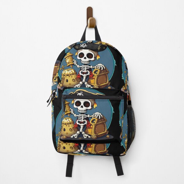 Item preview, pirate adventure with skeleton and treasure designed and sold by czarnyfeniks.