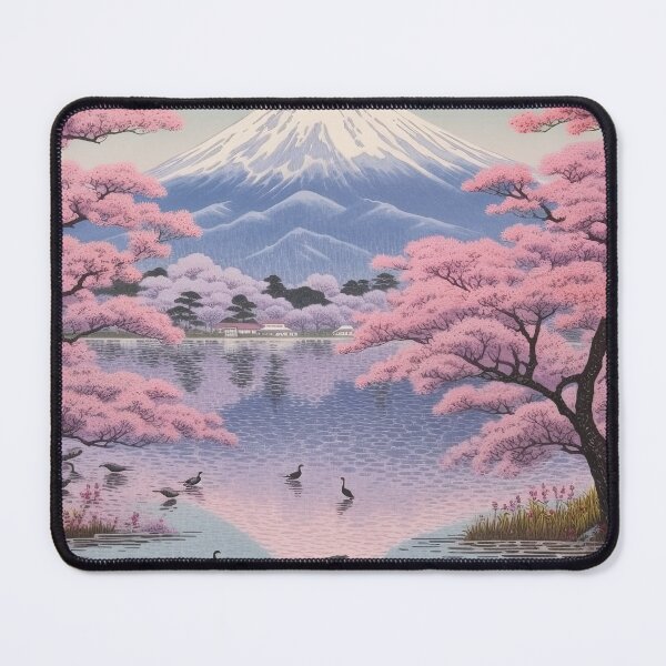 Item preview, Springtime at Mt Fuji designed and sold by Pedra Panda.