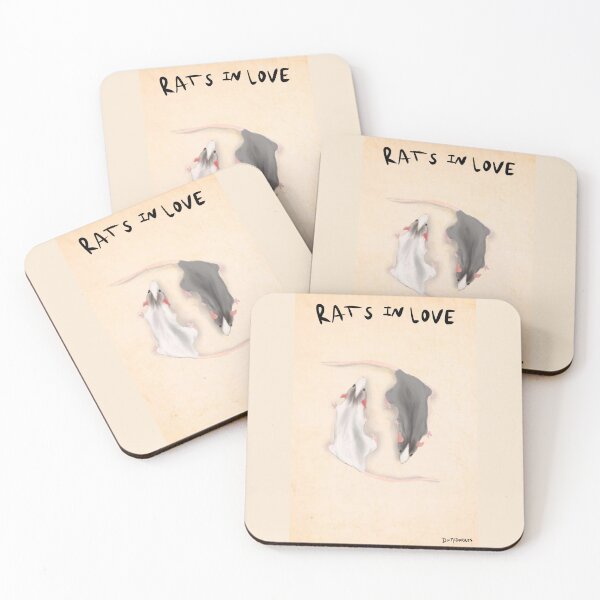 Item preview, Rats in Love designed and sold by dottydoodles.