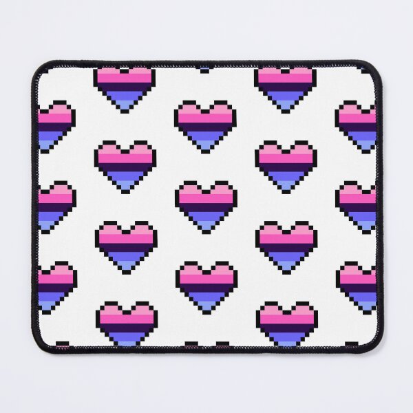 Item preview, Heart flag from Omnisexual community pixel art white background designed and sold by Axel-Speed.