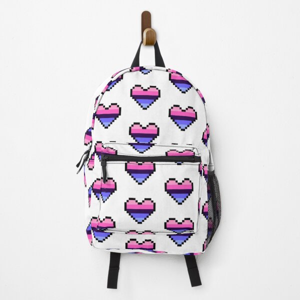 Item preview, Heart flag from Omnisexual community pixel art white background designed and sold by Axel-Speed.
