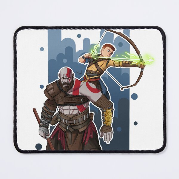 God of War Ragnarok KRATOS, Perfect Gift Mouse Pad for Sale by tashiwaka