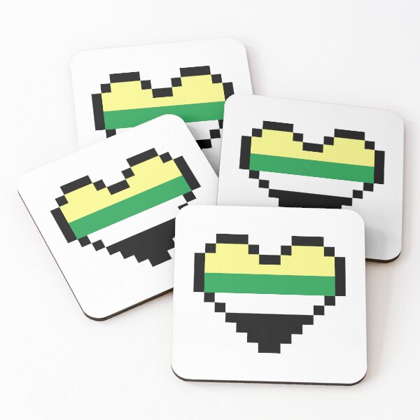 Item preview, Heart flag from Ceterosexual / Escoliosexual / Skoliosexual community pixel art white background designed and sold by Axel-Speed.