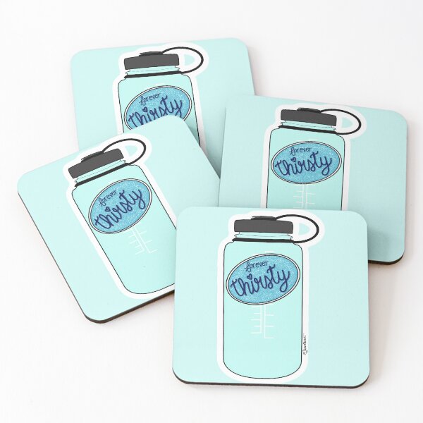 Item preview, Forever Thirsty (Water Bottle - Reusable) designed and sold by Art by Jessica Beroldi.