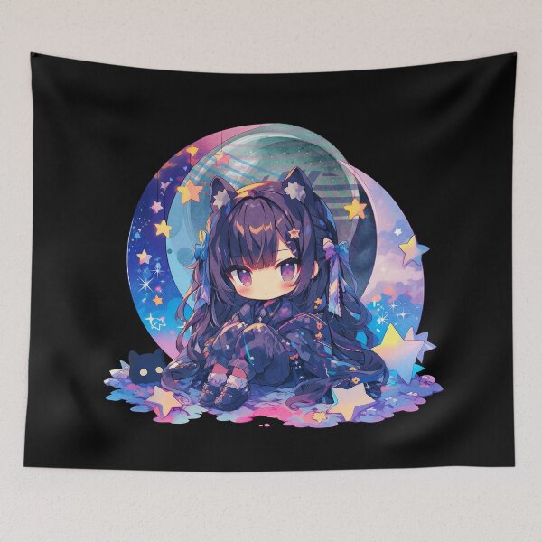 Item preview, Stardust Feline Muse designed and sold by Chibi Cat Art Corner.