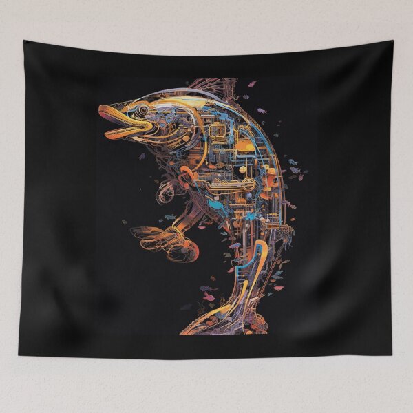 Item preview, Oceanic Automata: Cyborg Marine Life T-Shirt designed and sold by JLCableStudio.