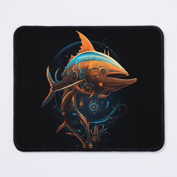 Item preview, Oceanic Automata: Cyborg Marine Life T-Shirt designed and sold by JLCableStudio.