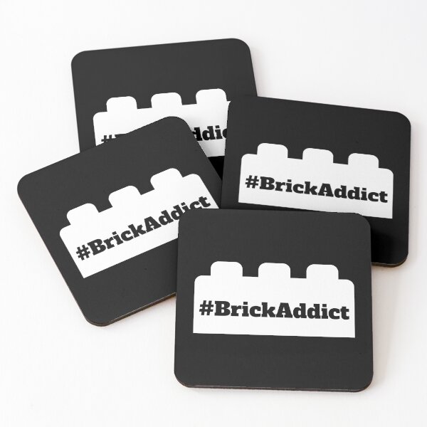 Item preview, #BrickAddict (Use On Dark Colors) designed and sold by DEDDesign.