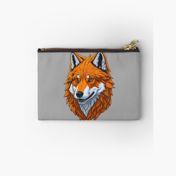 Aperçu de l'œuvre joli loup orange créée et vendue par KOKOTART.