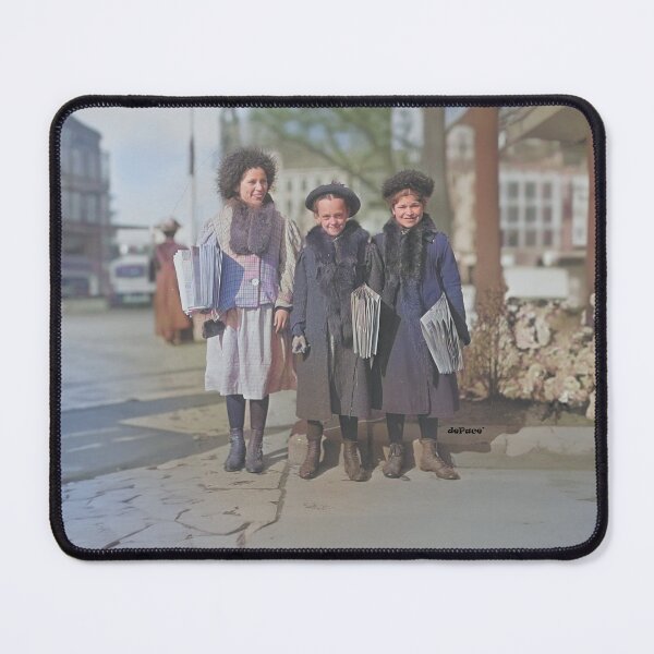 Item preview, GIRLS SELLING NEWSPAPERS EARLY 1900's - dePace' designed and sold by mrpropcake.