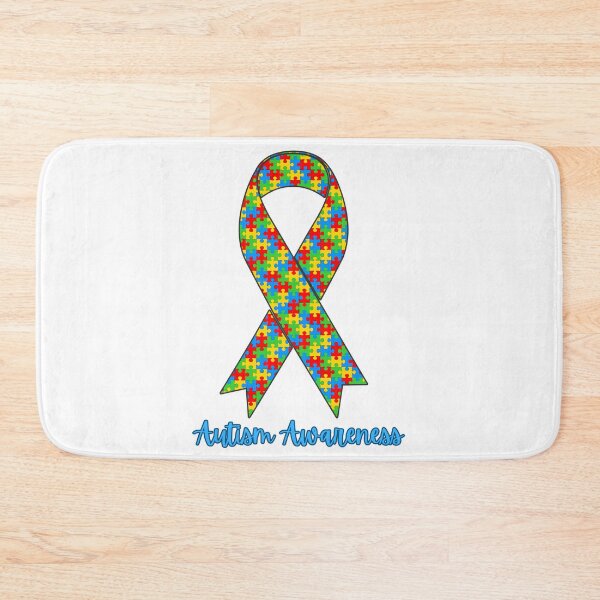 Item preview, Autism Awareness Ribbon designed and sold by BadDonkeyDecals.