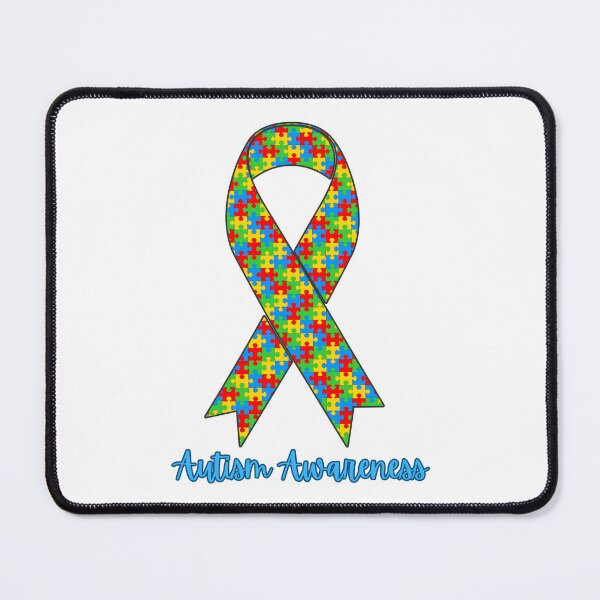 Item preview, Autism Awareness Ribbon designed and sold by BadDonkeyDecals.