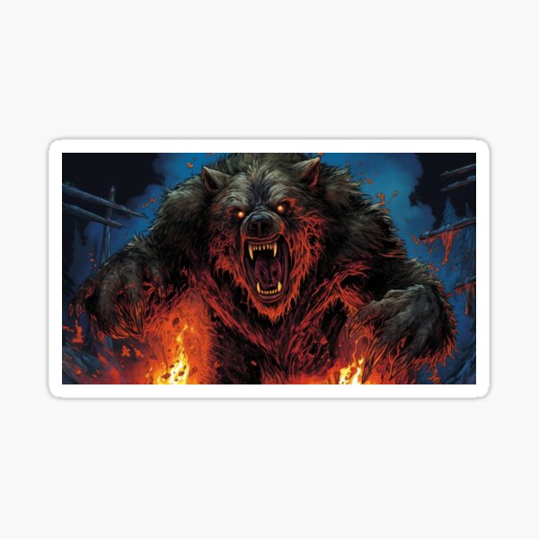 Diablo Druid Werebear Sticker