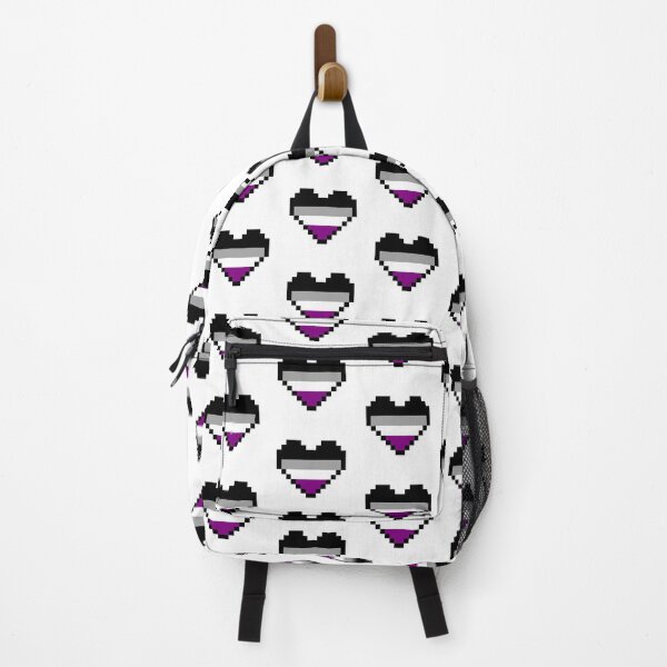 Item preview, Heart flag from Asexual community pixel art white background designed and sold by Axel-Speed.