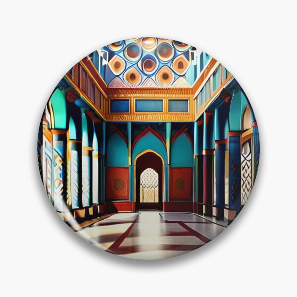 Item preview, Colorful Moroccan Riad designed and sold by CodeSensei.