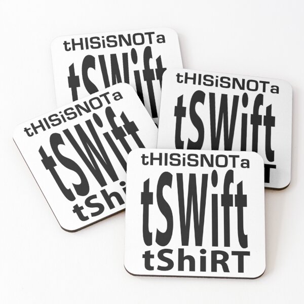 Artikelvorschau, Dies ist kein T-Swift Fugazi-Shirt (schwarze Tinte) entworfen und verkauft von CurvezbyCheekz.