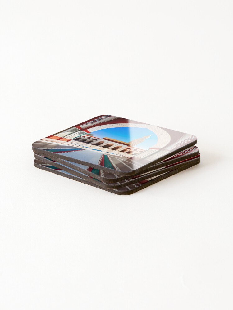Thumbnail 4 of 5, Coasters (Set of 4), Moroccan View designed and sold by CodeSensei.