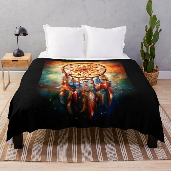 Item preview, Vibrant Colorful Dreamcatcher with Feathers designed and sold by InfiniteArtwave.
