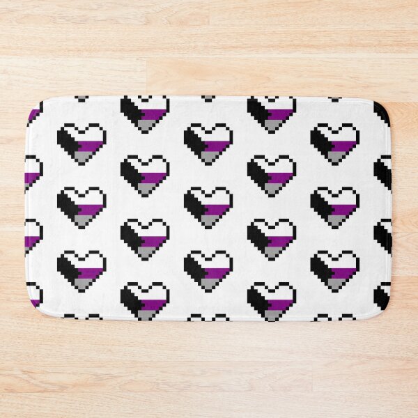 Item preview, Heart flag from Demisexual community pixel art white background designed and sold by Axel-Speed.