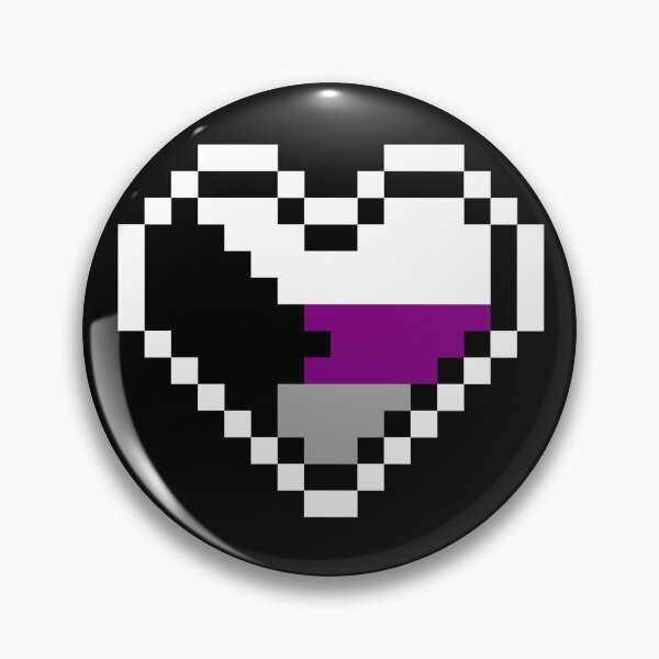 Item preview, Heart flag from Demisexual community pixel art black background designed and sold by Axel-Speed.
