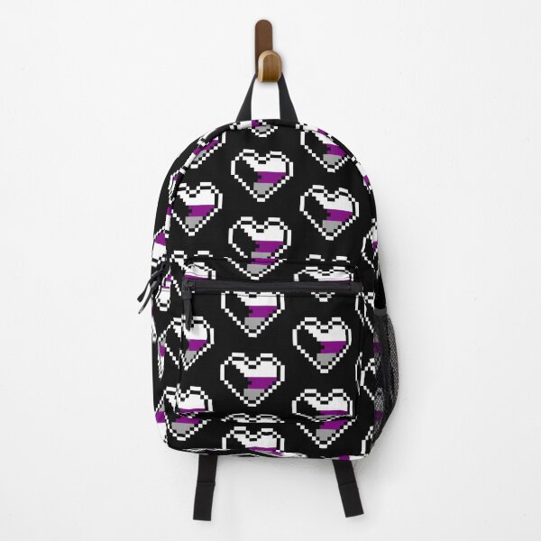 Item preview, Heart flag from Demisexual community pixel art black background designed and sold by Axel-Speed.
