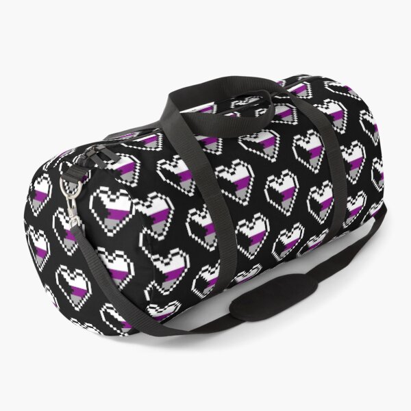 Item preview, Heart flag from Demisexual community pixel art black background designed and sold by Axel-Speed.