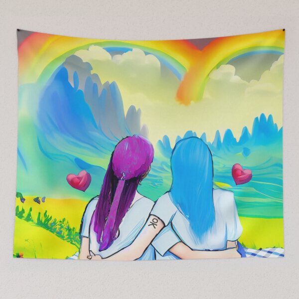 Item preview, Hugging in Nature designed and sold by okomerkilic.