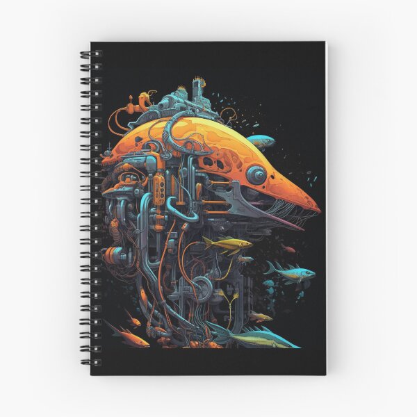 Item preview, Oceanic Automata: Cyborg Marine Life T-Shirt designed and sold by JLCableStudio.