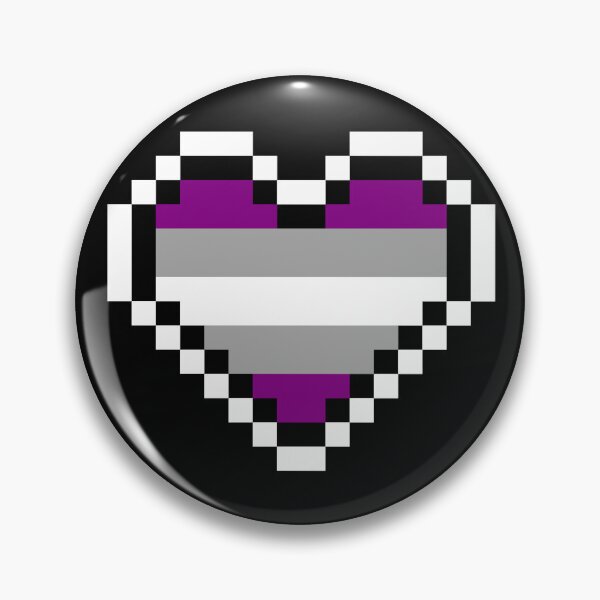 Item preview, Heart flag from Grisexual / Graysexual community pixel art black background designed and sold by Axel-Speed.