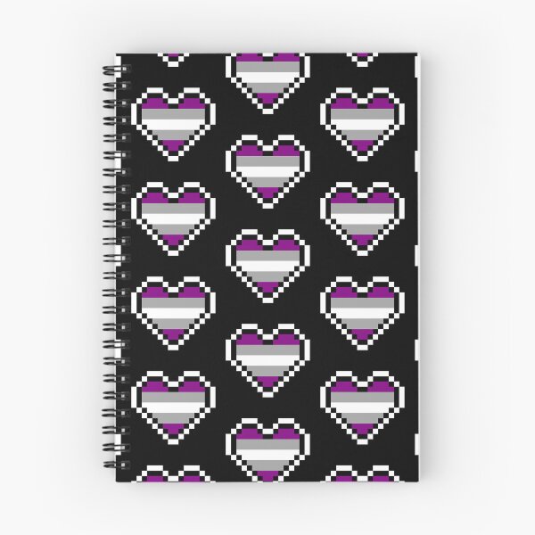 Item preview, Heart flag from Grisexual / Graysexual community pixel art black background designed and sold by Axel-Speed.