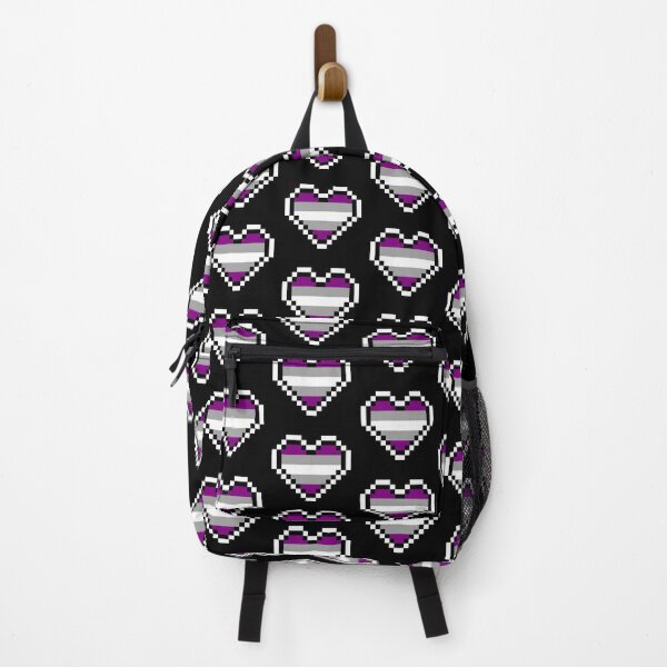 Item preview, Heart flag from Grisexual / Graysexual community pixel art black background designed and sold by Axel-Speed.