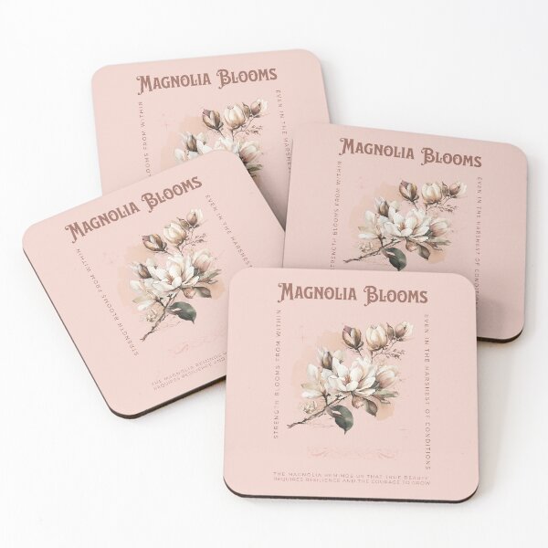 Item preview, Magnolia blooms spring encouragement strength beauty grow vintage victorian designed and sold by Jean-Pham.